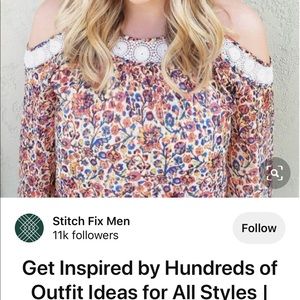 Stitch Fix blouse boho